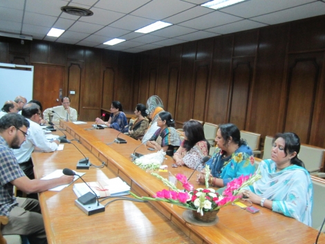 Meeting with Governor of Bangladesh Central Bank for women entrepreneur's SME loan